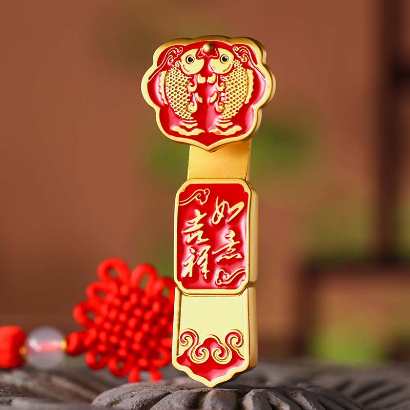 Vintage Chinoiserie style Koi Ruyi USB flash drive 32G 64G 128G creative gift USB flash drives flash disk flashdisk flashdrive pendrive flashdisks flashdrives pen drive  flash disks