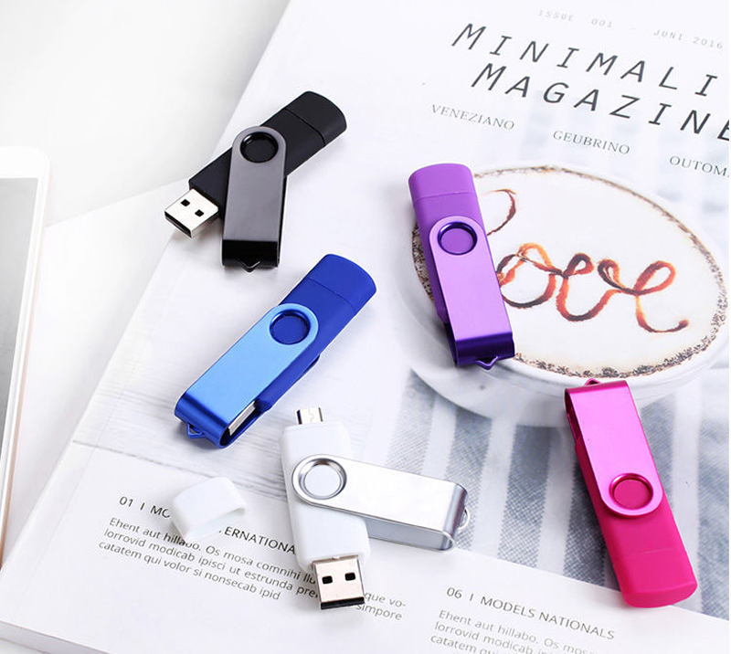 Colour 2 in 1 32G 64G 128G OTG USB Flash Drives  phones Android plug for phones computer Flash Disk flashdisk flash drive pendrive flash disks flashdrive flashdrives flashdrives pen drive memory stick