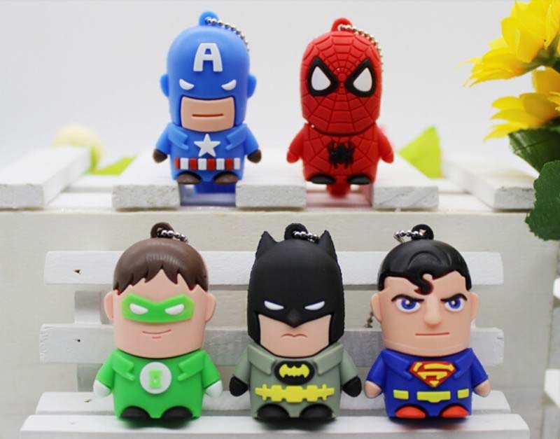 Avengers Lovely Gift 32G 64G USB Flash Drives 128G 256G flash disk pendrive flashdrive flashdisk flash drive flashdrives flashdisks flash disks pen drive pendrive Memory USB Disk Data Storage