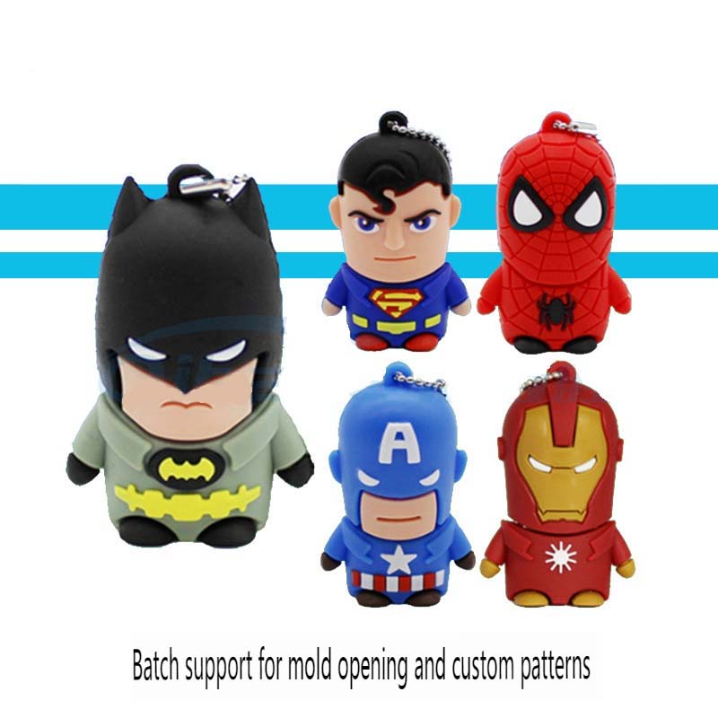 Avengers Lovely Gift 32G 64G USB Flash Drives 128G 256G flash disk pendrive flashdrive flashdisk flash drive flashdrives flashdisks flash disks pen drive pendrive Memory USB Disk Data Storage