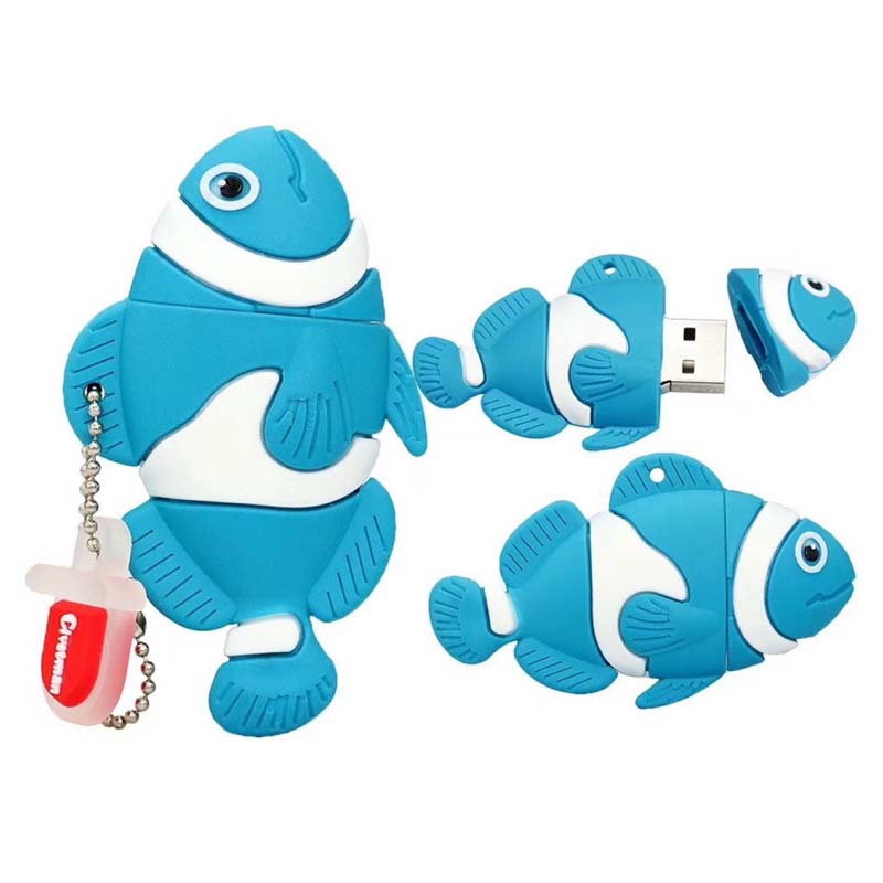 Manufacturer PVC cute cartoon doll USB flash drives 32G 64G 128G 256G animal shaped flash drive DIY personalized flash disk gift wholesale flash disks pen drive pendrive flashdrives flashdisks