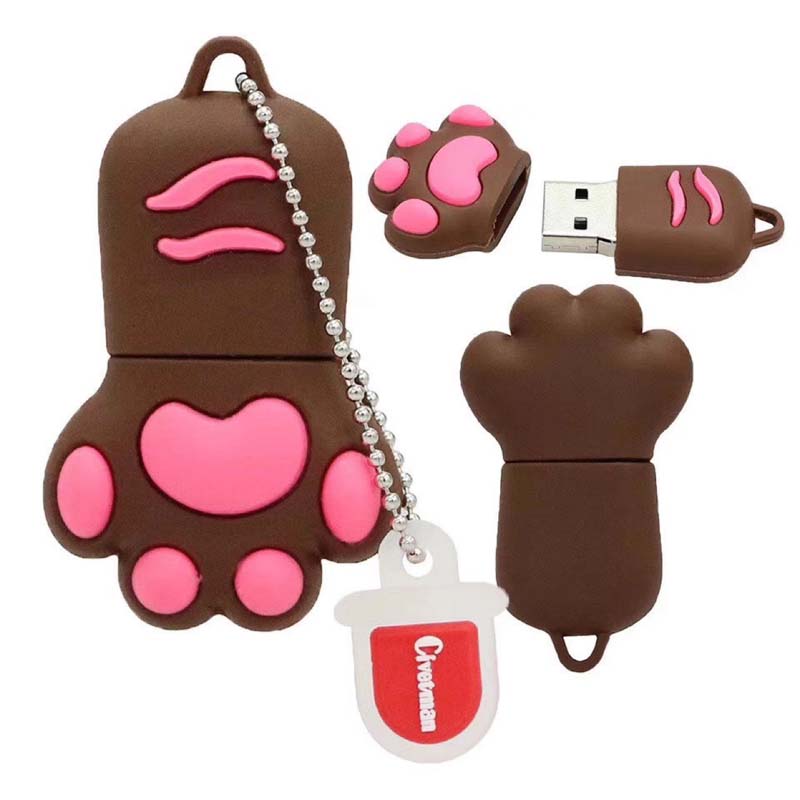 Manufacturer PVC cute cartoon doll USB flash drives 32G 64G 128G 256G animal shaped flash drive DIY personalized flash disk gift wholesale flash disks pen drive pendrive flashdrives flashdisks