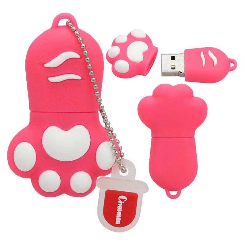 Manufacturer PVC cute cartoon doll USB flash drives 32G 64G 128G 256G animal shaped flash drive DIY personalized flash disk gift wholesale flash disks pen drive pendrive flashdrives flashdisks