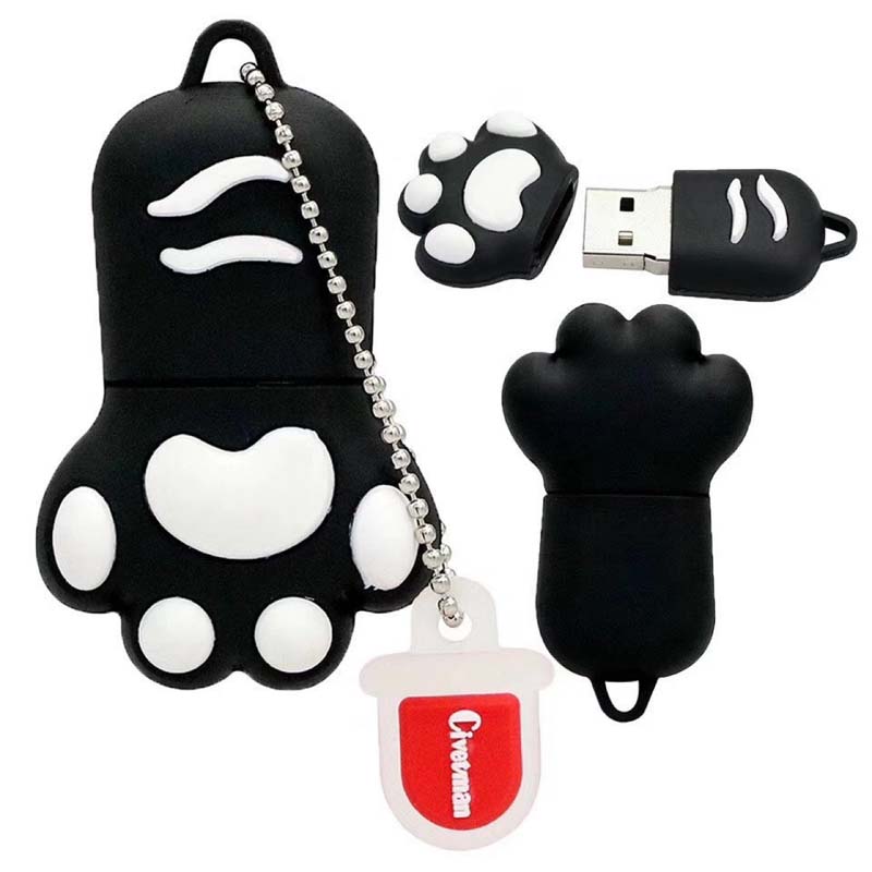 Manufacturer PVC cute cartoon doll USB flash drives 32G 64G 128G 256G animal shaped flash drive DIY personalized flash disk gift wholesale flash disks pen drive pendrive flashdrives flashdisks