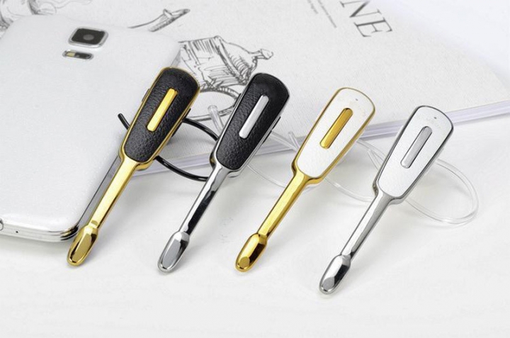 Business long HM1000 lychee ear hanger 4.1 sport stereo Bluetooth headset