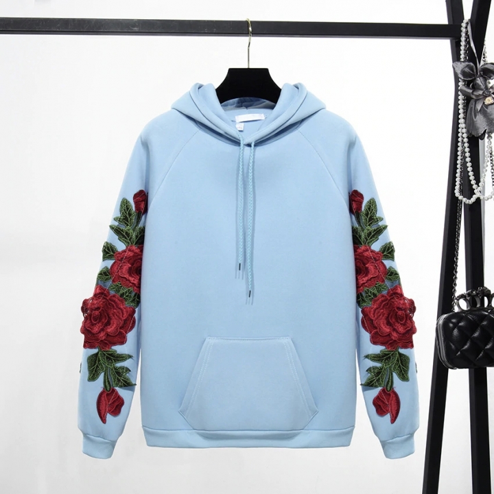 rose flower hoodie