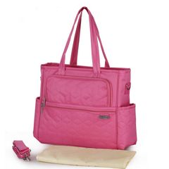 Diaper Bag Multi-Function Waterproof Travel Backpack 10019# 02# Goral Pink 35*11*33cm(lxwxh)