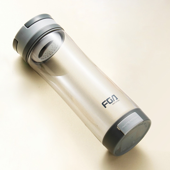 Newest Big capacity sport Mobile phone bracket Water bottle with record the number of drinking cups