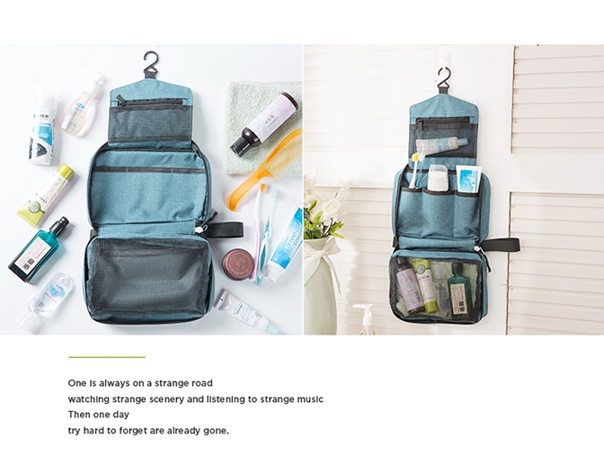 Personality Waterproof Foldable Hanging Travel Washing Cosmetic Makeup Toiletries Storage bag
