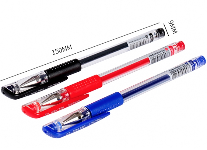 12pcs Dry quickly 0.5mm Writing Point Replaceable Gel Ink Ballpoint pen for Office Student