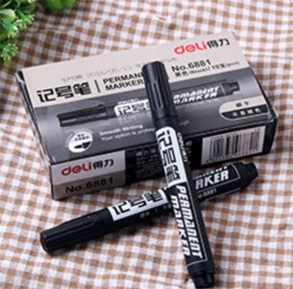 10PCS Waterproof Dry quickly Drawing Pen Art Markers Fine Liner Oil Ink School Marker Pen