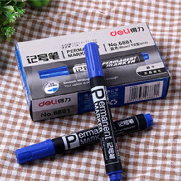 10PCS Waterproof Dry quickly Drawing Pen Art Markers Fine Liner Oil Ink School Marker Pen