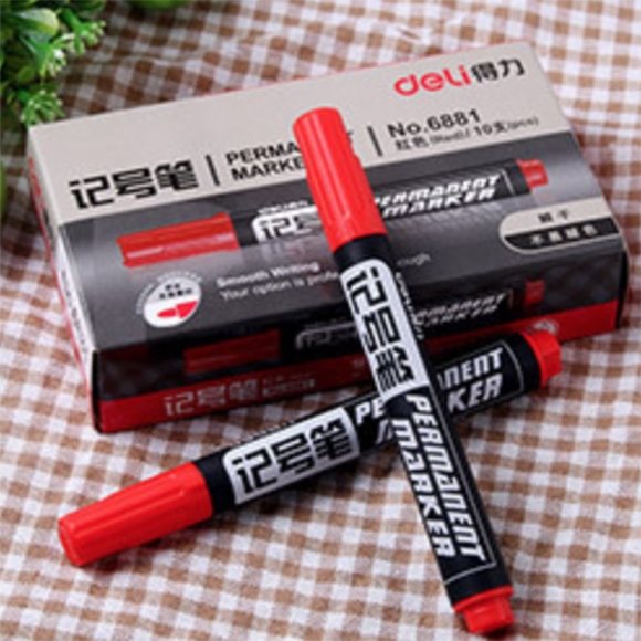 10PCS Waterproof Dry quickly Drawing Pen Art Markers Fine Liner Oil Ink School Marker Pen