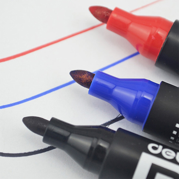 10PCS Waterproof Dry quickly Drawing Pen Art Markers Fine Liner Oil Ink School Marker Pen