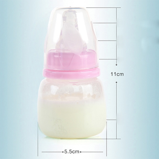 Food Grade PP Standard Mouth baby Feeding nursing milk water fruit juice bottle with handle