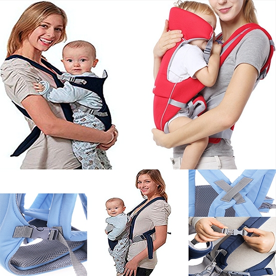 3-in-1 multifunctional Baby Carrier Infant Backpack Kids Shoulders Carry Baby Kangaroo Sling Wrap