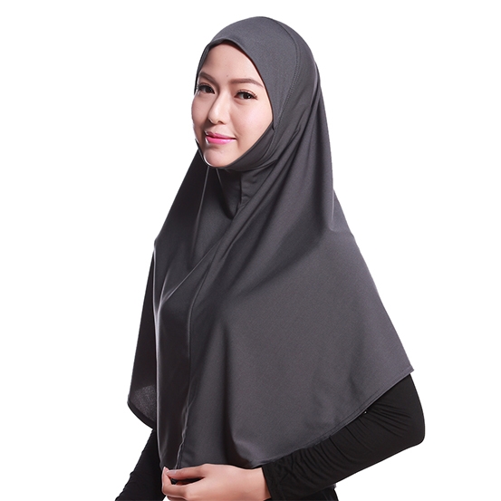 80cm long Crystal linen cloth full cover Stretch Elastic Adjustable Fashion Islamic Hijab