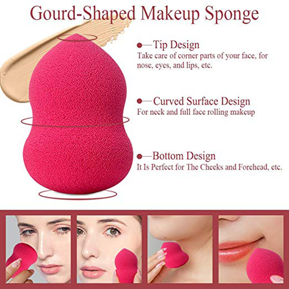 Gourd shape Q soft Makeup sponge egg tools cosmetic puff blender