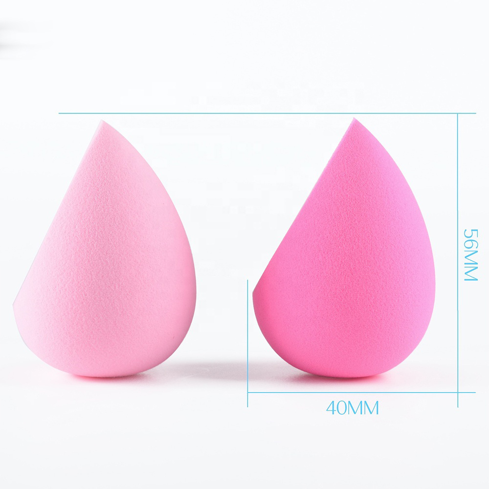 2PCS  Q soft  Non latex with heart shape package makeup sponge liquid foundation beauty blender set
