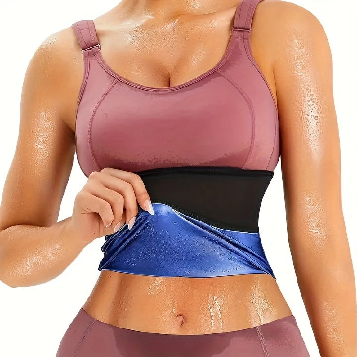 Sauna Sweat Belt Body Shapers Waist Trainer Slimming Workout Gym Fitness Belt for women Abdomen Fat Burning Shapewear
