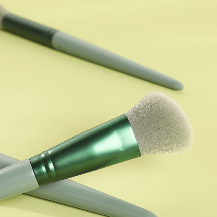 Fix makeup brush set net red Four Seasons Green quick dry super soft brush hair beauty tool set