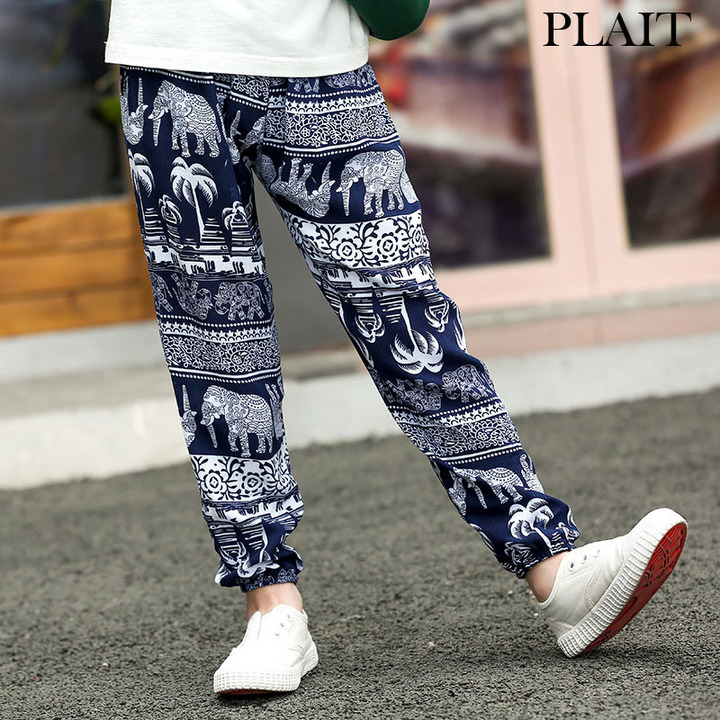 Summer new Korean version of children&apos;s pants boys beach harem pants girls mosquito pants