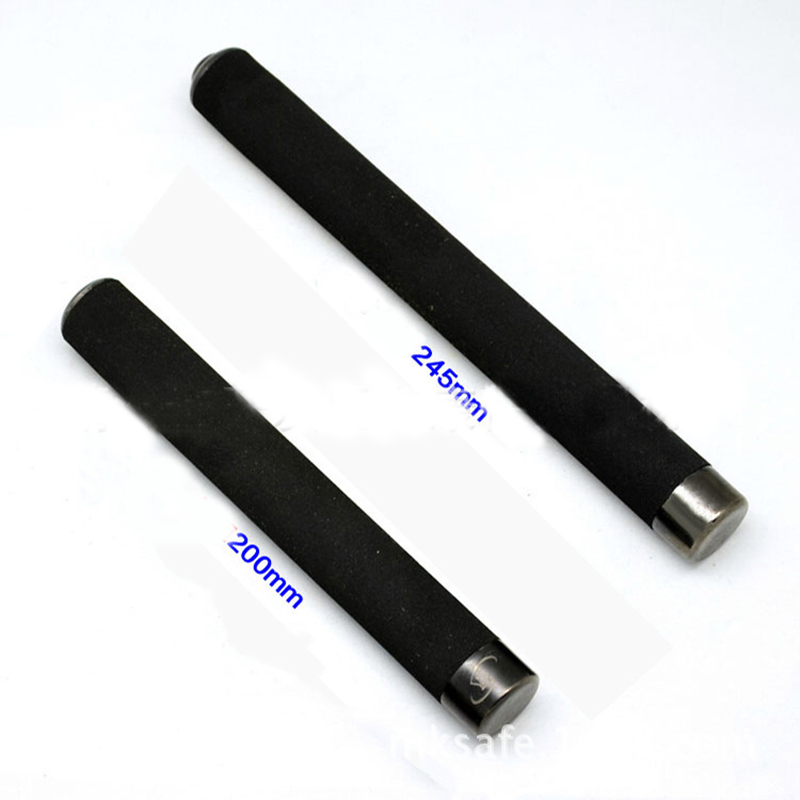 Three sections telescopic crowbar self-defense self-defense supplies equipment stick alloy steel rod