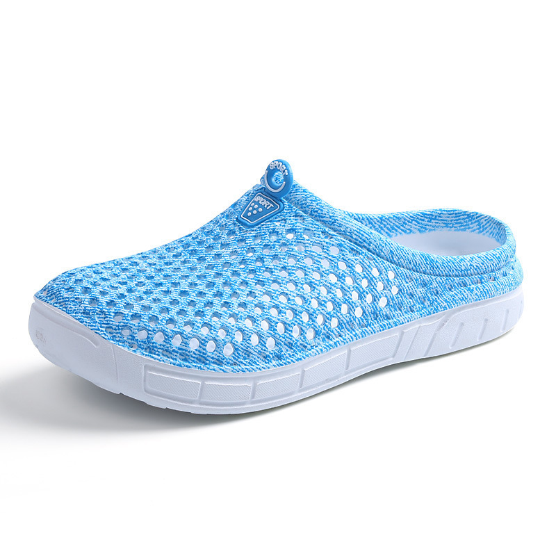 SLS home comfort summer large size women's beach shoes hole shoes non-slip breathable slippers