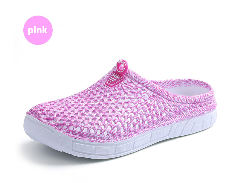 SLS home comfort summer large size women's beach shoes hole shoes non-slip breathable slippers