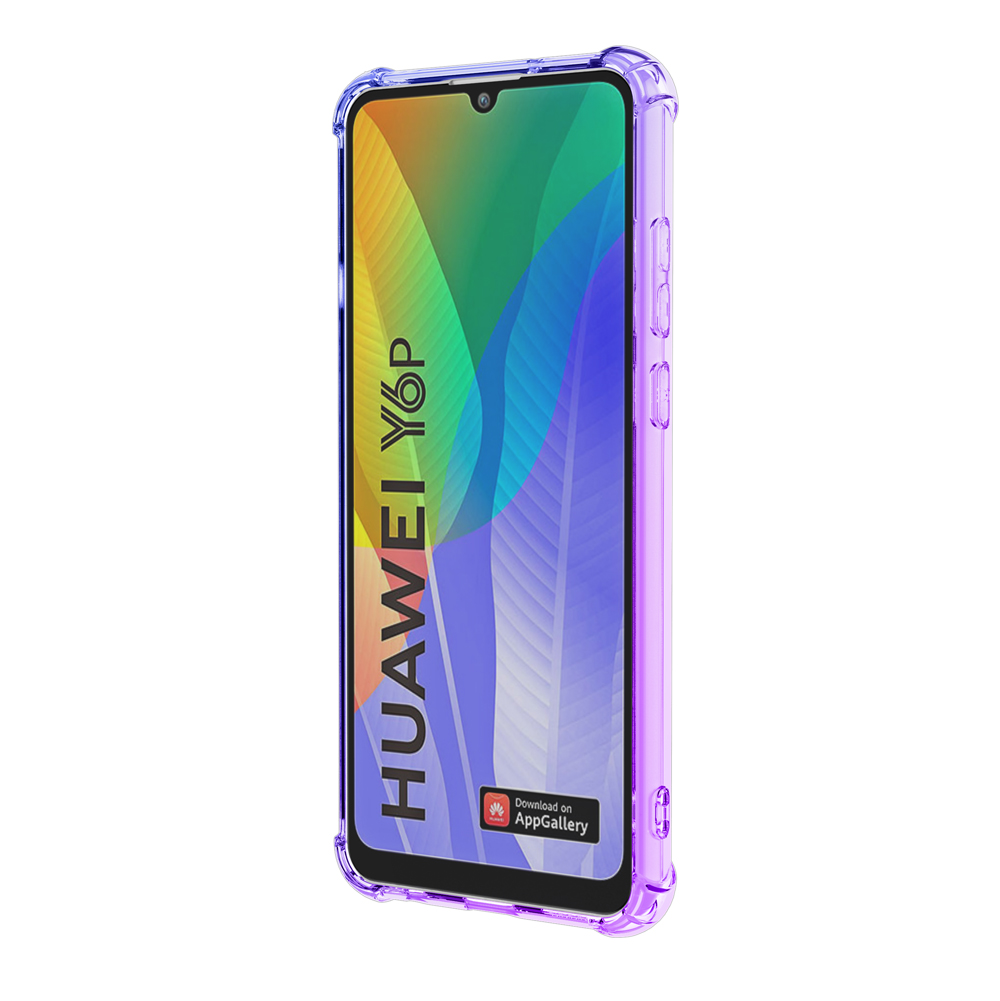 For Huawei Y6P Y6S Y6 Prime 2019 case Gradient Four corners Anti-fall TPU Phone case