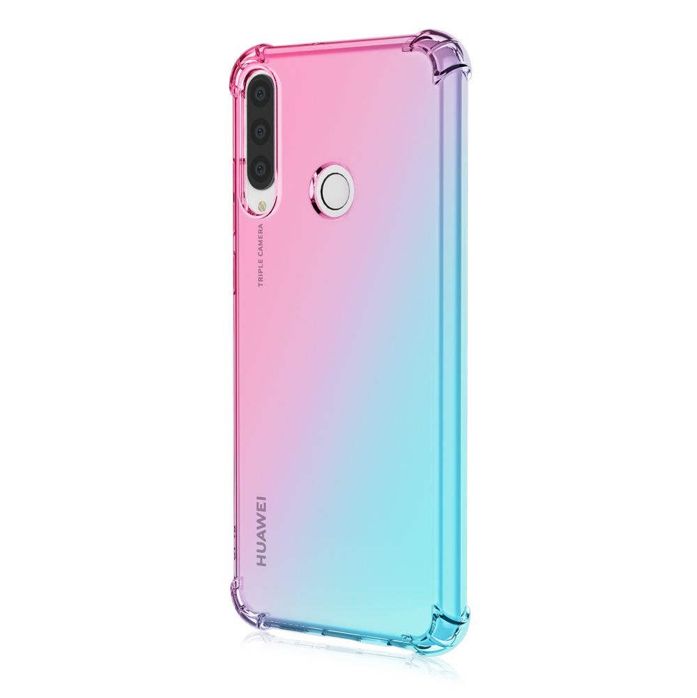 For Huawei Y6P Y6S Y6 Prime 2019 case Gradient Four corners Anti-fall TPU Phone case