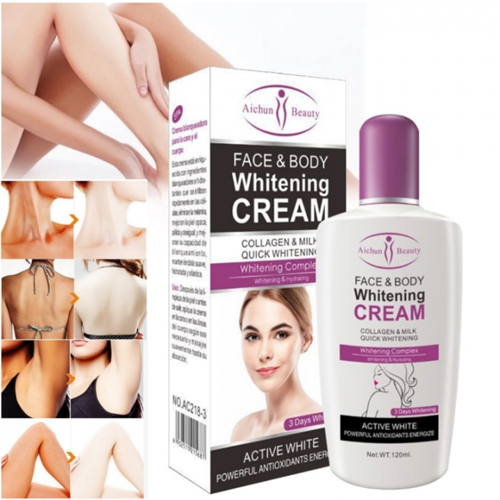 Beauty Face &amp; Body Whitening Cream For Dark Skin Bleaching Lotion 120ML
