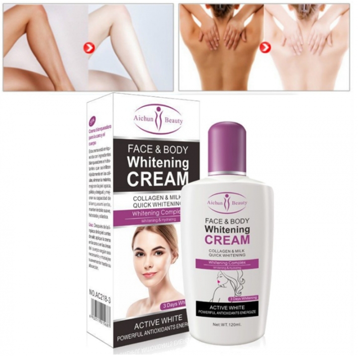Beauty Face &amp; Body Whitening Cream For Dark Skin Bleaching Lotion 120ML