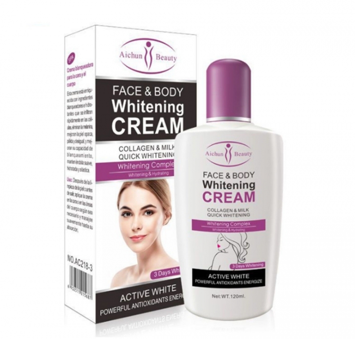 Beauty Face &amp; Body Whitening Cream For Dark Skin Bleaching Lotion 120ML