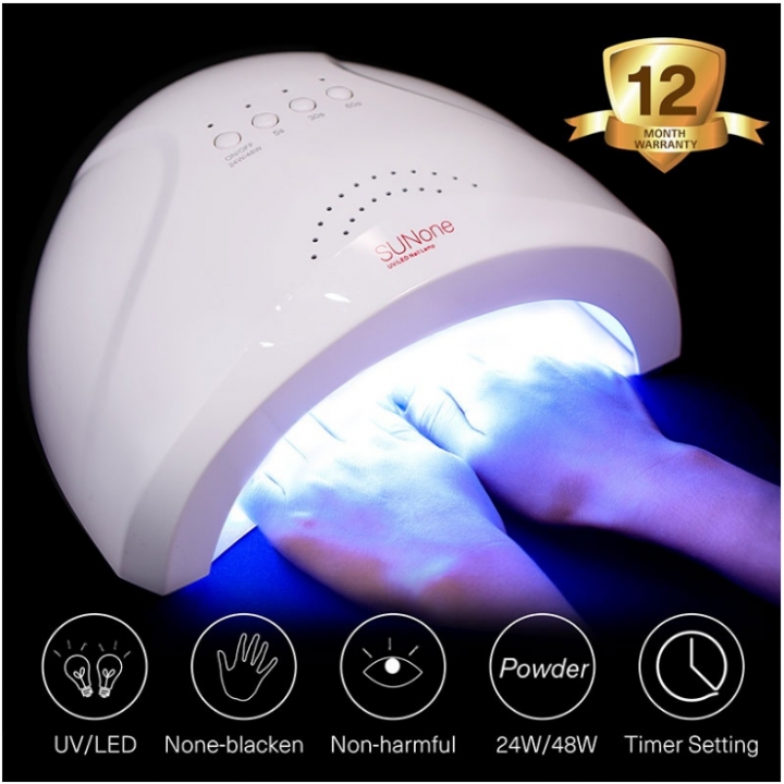 Sunone 48W Professional UV/LED Lamp Nail Dryer Manicure Tool Beauty Nail Gel Lamp Curing 3 Pin Plug
