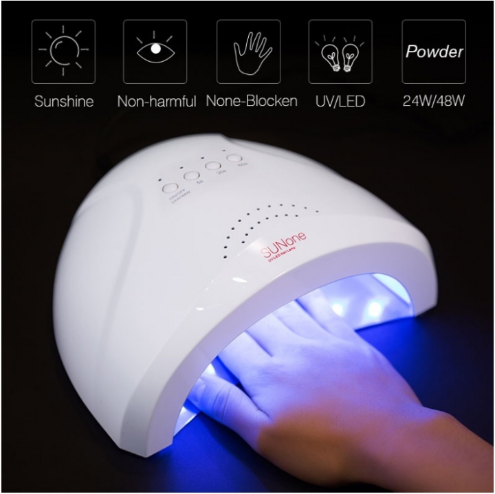 Sunone 48W Professional UV/LED Lamp Nail Dryer Manicure Tool Beauty Nail Gel Lamp Curing 3 Pin Plug