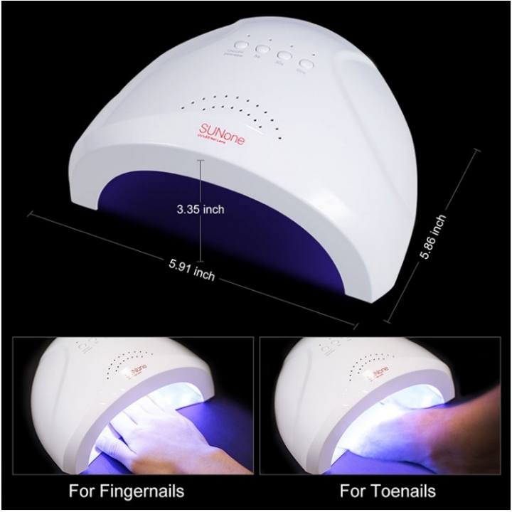 Sunone 48W Professional UV/LED Lamp Nail Dryer Manicure Tool Beauty Nail Gel Lamp Curing 3 Pin Plug
