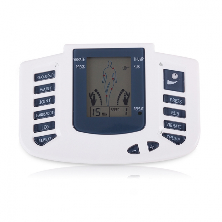 Electrical Stimulator Full Body Relax Muscle Massager Pulse tens Acupuncture with therapy+16 pads