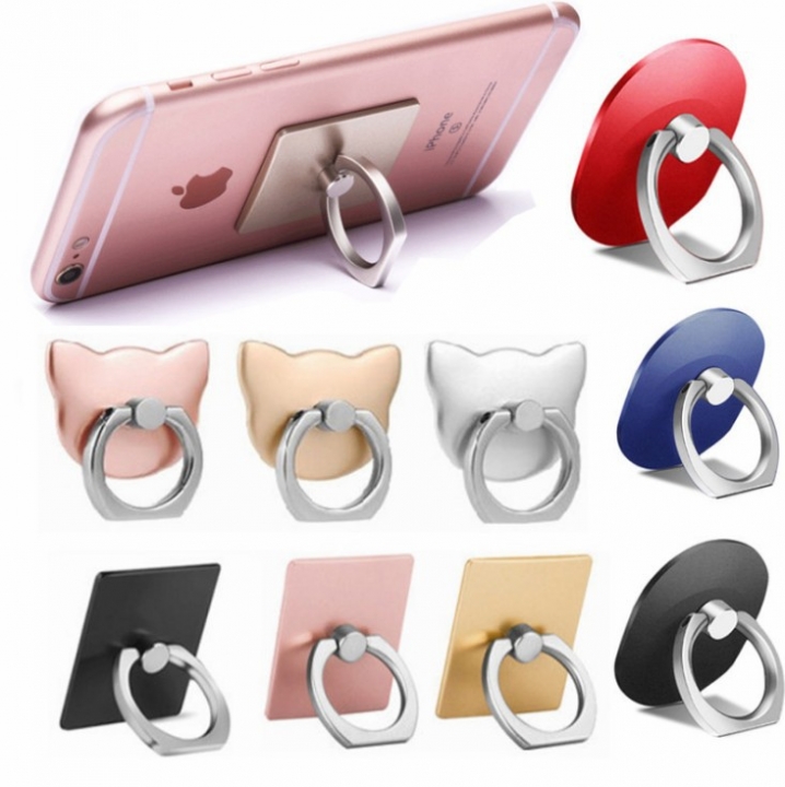Universal Mobile Phone Support Frame Ring Support Lazy Bracket Blue Metal Bracelet Buckle