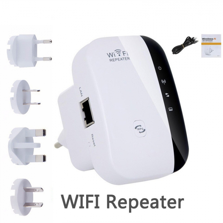 300Mbps 2.4GHz WiFi Repeater Wireless Router Signal Booster Extender Amplifier UK 3 Pin Plug