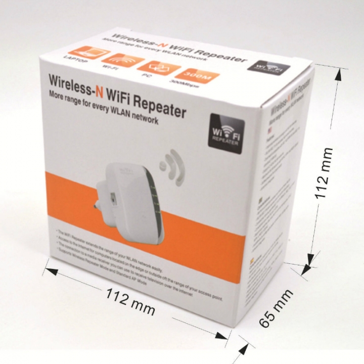 300Mbps 2.4GHz WiFi Repeater Wireless Router Signal Booster Extender Amplifier UK 3 Pin Plug