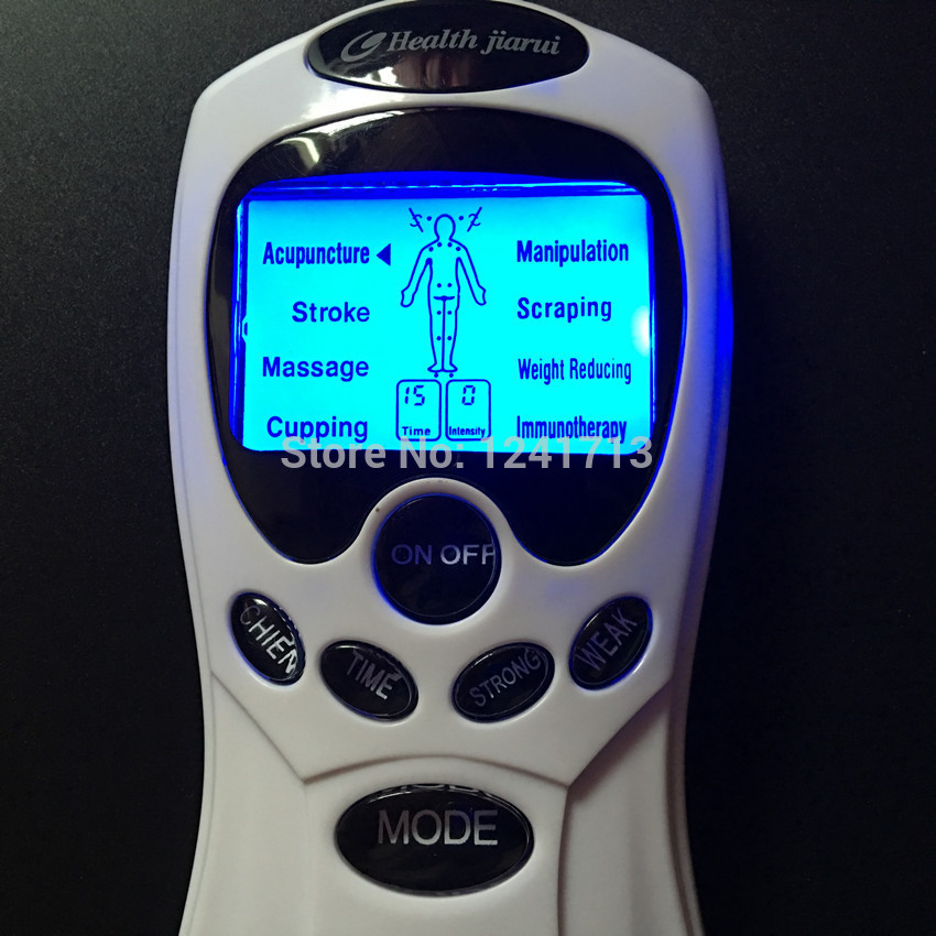 Electrical Stimulator Full Body Relax Muscle Massager Pulse tens Acupuncture therapy+20 pads
