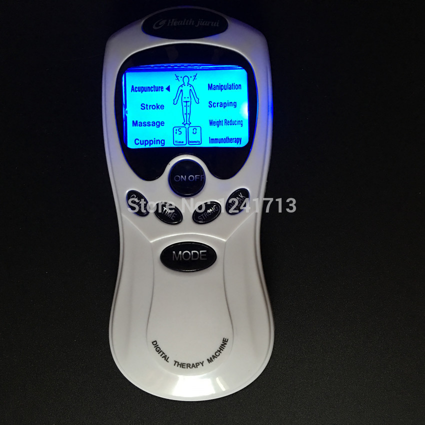 Electrical Stimulator Full Body Relax Muscle Massager Pulse tens Acupuncture therapy+20 pads