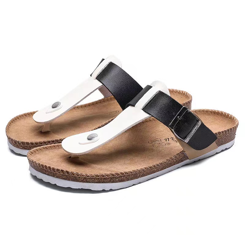 Unisex Summer New Style Fashion Casual Cork Slippers Beach Outdoor Slippers Size 35-44