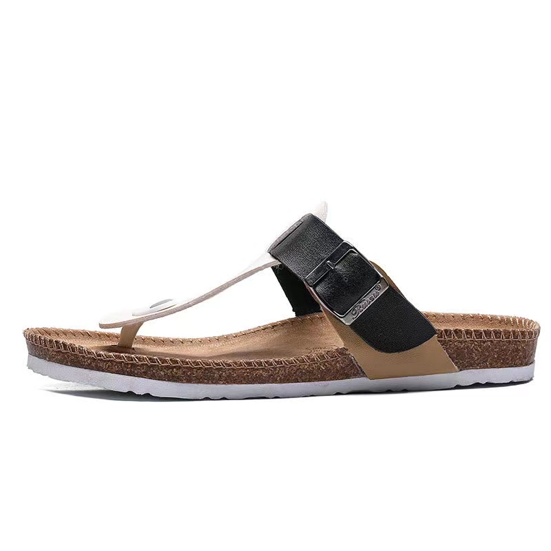 Unisex Summer New Style Fashion Casual Cork Slippers Beach Outdoor Slippers Size 35-44