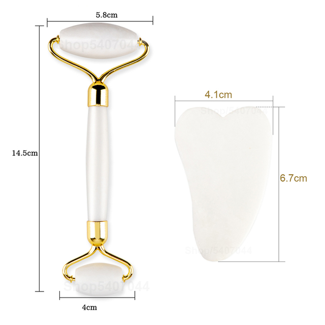 Jade Massagers For Face Body Gua Sha Scraper Beauty Facial Natural Gouache Stone Massage Slimming