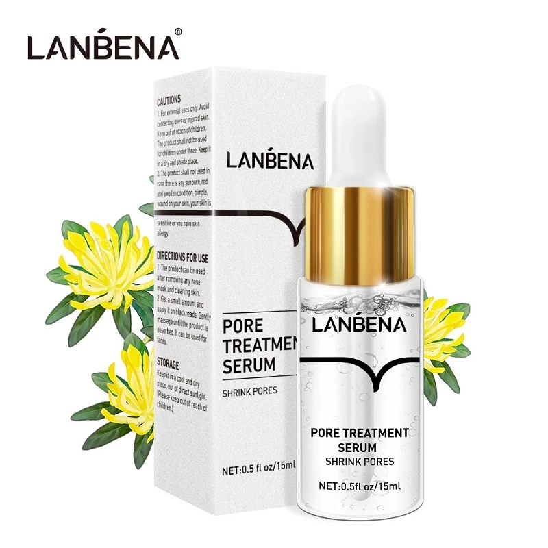 Pore Shrinking Serum Essence Pores Treatment  Oil-Control Firming Moisturizing Smooth Skin Care