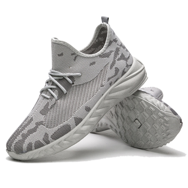 New Style Leisure Sports Flying Woven Men's Tennis Shoes Light And Non Slip Men's Sports Shoes
