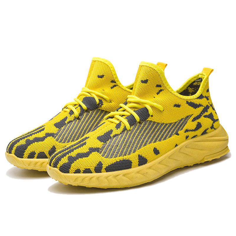 New Style Leisure Sports Flying Woven Men's Tennis Shoes Light And Non Slip Men's Sports Shoes
