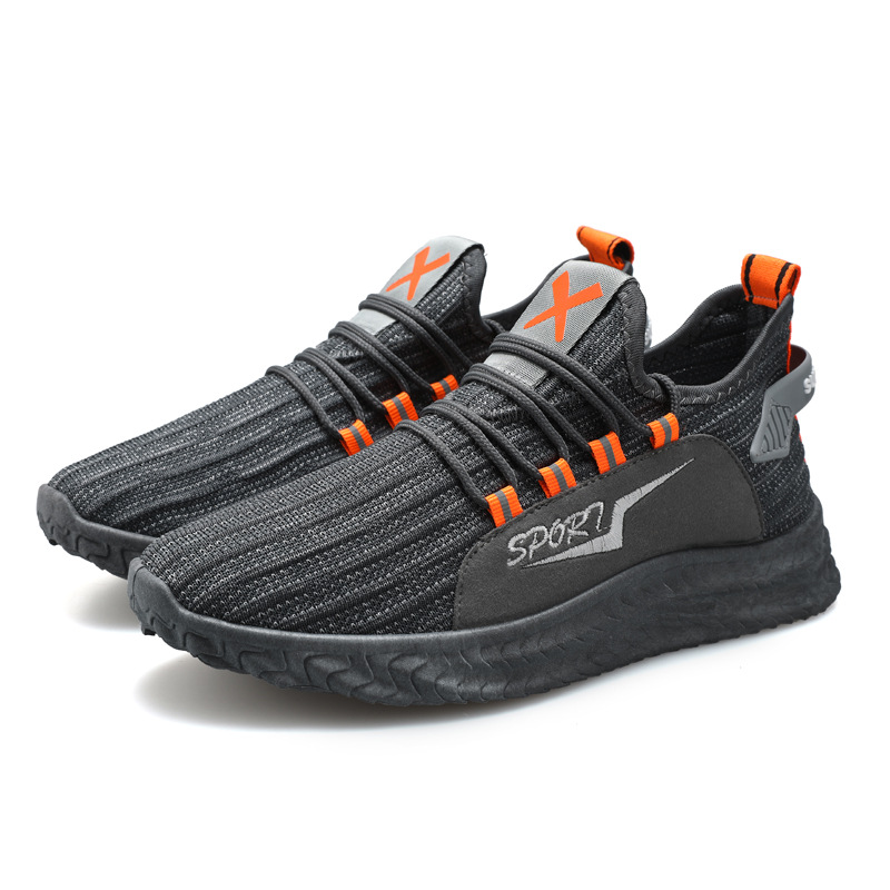 Mens Shoes New Reflective Shoes Casual Versatile Sports Shoes Boys  Non Slip Shoes Night Reflective